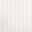 Kortsuefektiga puuvillane kangas / Valge
