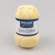 Puuvillane lõng Mocha Yarn Slim Cotton 50 g / 029 Yellow