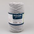 Makrameenöör Mocha Yarn Macrame Rope 3 mm / 05 L.grey