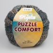 Lõng Rozetti Puzzle Comfort 200 g / 235-09 Meresinine, beež