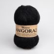 Lõng Midara Angora2 100 g / 999 Black