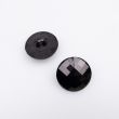 Kannaga nööp 20 mm / 10 Black