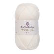 Lõng Soffie Crafts Wool 110 50 g / looduslik valge 010