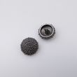 Kannaga metallnööp 18 mm / Antiikhõbe