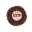 Нитки для вязания Karat / 14001-632 Tемно-коричневый
