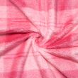 Отрез флисовой ткани / Розовый квадрат