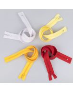 3 мм спиральная молния 60 см / Разные тона