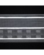 Шторная лента 75 мм / Укорочение / 1:1,5 / Карандашные складки