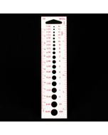 Линейка для определения номера спиц / Pony