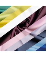 Однотонный искусственный шелк Креп Атлас / Разные тона