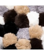 Помпон для шапки из искусственного меха 8 см / Разные тона