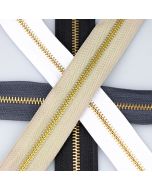 4 мм застежка-молнияс для джинсы 20 мм / Разные тона