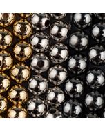 Бисер GLAM 6 мм / Разные тона