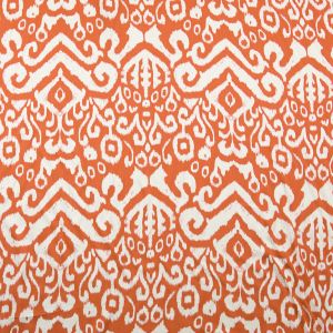 Вискозная ткань / Oранжевый-Белый