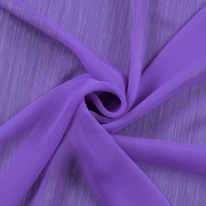 Однотонный искусственный шелк / Фиолетовый