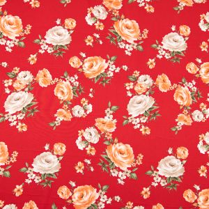 Красочный искусственный шелк / Розы Дизайн 5