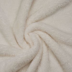 Пушистый флис / натуральный белый
