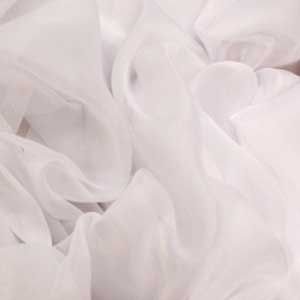 Двухцветный шифон / Белый