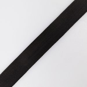 Репсовая тесьма 20 мм / Чернaя