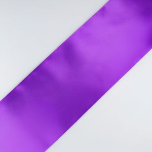 Широкая атласная лента / 15 Purple
