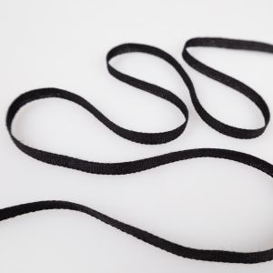 Хлопковая лента 5 мм / 332 Черный