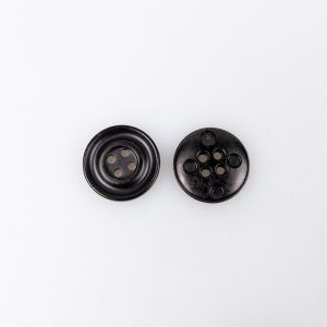 Пуговица Vintage / 15 mm / Чернaя