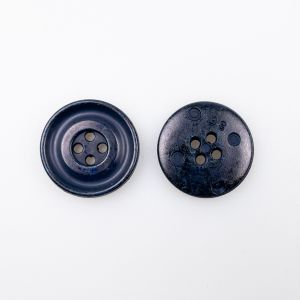 Пуговица Vintage / 23 mm / Темно-синяя