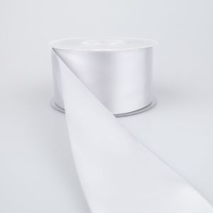 Двусторонная атласная лента 50 мм / 0007 Shell Grey
