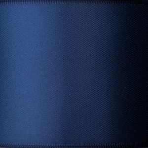 Двусторонная атласная лента 50 мм / 0370 Navy