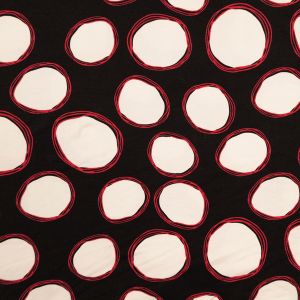 Пестрая вискозная трикотажная ткань / D3