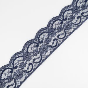 Kружево 60 мм / Темно-синий