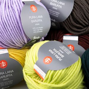 Пряжа Pura Lana Baruffa Aran 50 g / Разные Тона