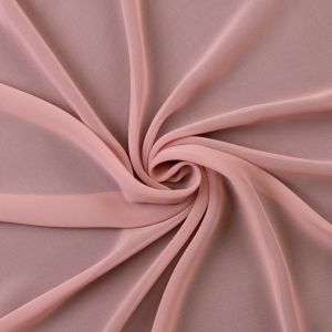 Креп-шифон / Темно-розовый