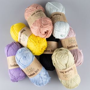 Пряжа Fibra nature Bamboo Jazz 50 g / Разные тона