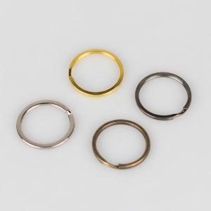 Металлическое кольцо для ключей 25/30 мм / Разные Тона