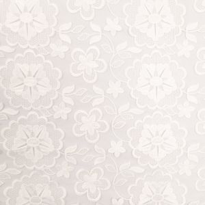 Ткань с вышивкой для свадебных платьев / D5