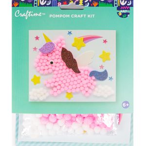 Комплект для рукоделия / Единорог из помпонов