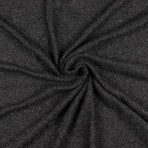 Искусственный мех с коротким ворсом / Черный