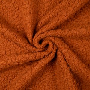 Искусственный мех с коротким ворсом / Кирпичный коричневый