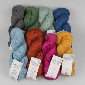 Пряжа Etrofil Blue Faced Leicester Wool 100 г / Разные тона