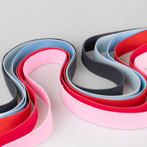 Цветная резина 25 мм / Разные тона