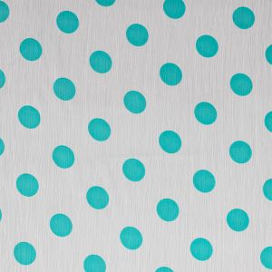 Красочный шифон / Белый-Бирюзовый