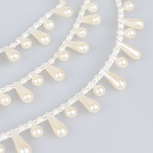 Жемчужная нить  B1445 /  Kремовая