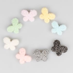 Бусины в форме бабочки / Разные тона