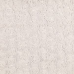 Трехмерное кружево Роза / Белый