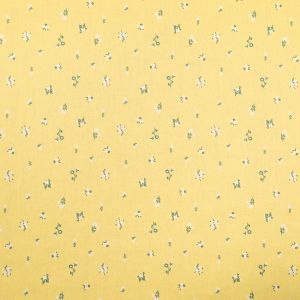 Пестрая льняная ткань с добавлением хлопка / D15