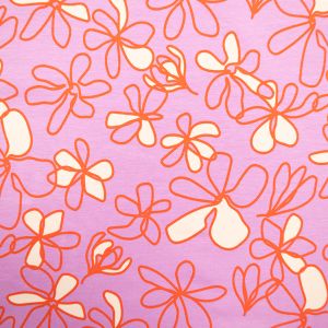 Трикотаж с начесом / Фиолетовый