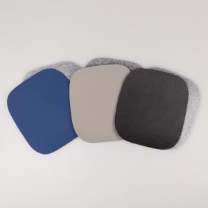 Кожаная заплатка ПВХ 14,5x10,6 cм / Разные тона