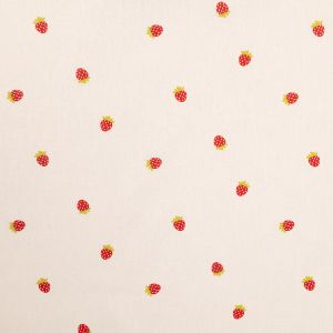 Ткань для постельного белья / Клубника