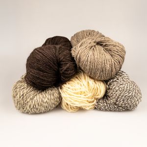 Пряжа Stenli Natural Wool 2 ply 200 г / Разные тона